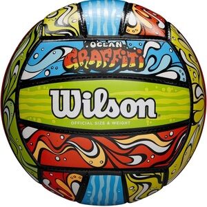 Wilson Beach Volleyball Recreational Series Ocean Graffiti Official Size | NEW